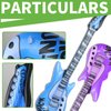 Inflatable Instruments Rock and Roll Party Decorations Inflatable Guitar Microphone for 80s 90s Theme Party Decorations Kids & Adults Hip Hop Inflatable Party Props 19Pack