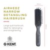 Kent AH10G Airhedz Pro Narrow Pin Hair Brush (Fat Pin, Grey)
