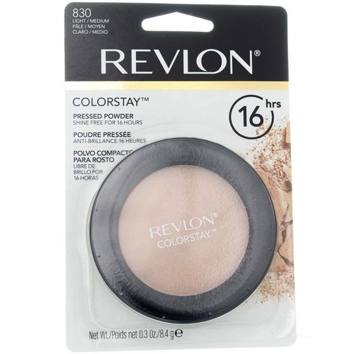 Revlon ColorStay Pressed Powder with SoftFlex, Light Medium 830, 0.3 Ounces (Pack of 2)