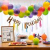 CANREVEL Purple Balloons - 100pcs Different Sizes 5/10/12/18 Inch Latex Balloons Garland Arch Kit for Birthday Masquerade Party Baby Shower Wedding Anniversary Halloween Party Decorations