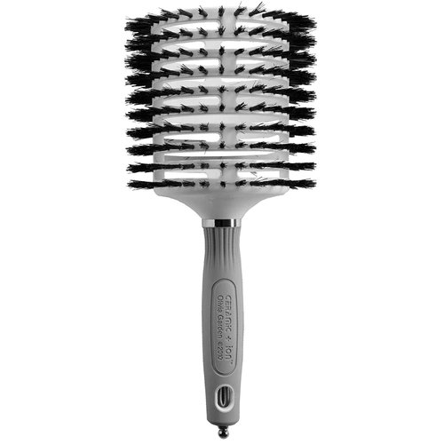 Olivia Garden Ceramic + Ion Turbo Vent Boar Round Hair Brush, 4 1/2"