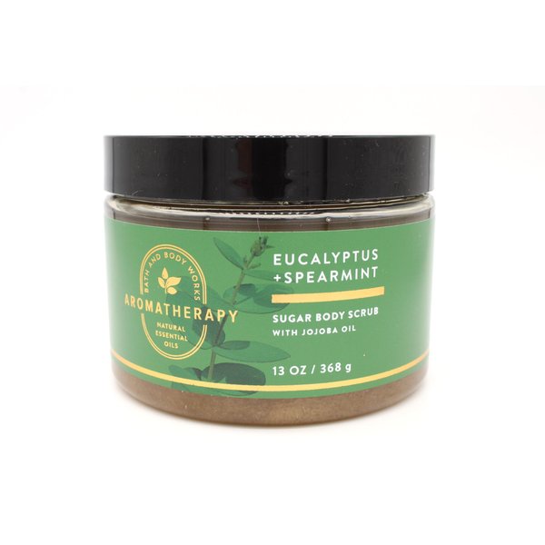 Generic Eucalyptus + Spearmint, Bath and Body, Sugar Body Scrub, 13 oz