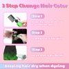 Increase 35% Hair Color Chalk - Easy Wash Dye for Dark & Light Hair, 6 PCS Hair Chalk to Create Fashion Looks for Parties, Gifts for Kids