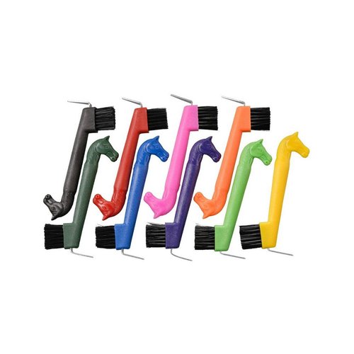 Tough-1 Horse Head Hoof Pick Brush