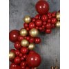 MEBAY Black Gold Red Balloons Garland Arch Kit, 141Pcs Latex Balloons Different Sizes 18 12 10 5 Inch for Party Decorations, Wedding Backdrop, Birthday, Baby Shower, Graduation