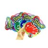 Fun a Ton Giant Snap Hand Toy (12 Pack Assorted) Jumbo Stretchy Sticky Hands Toys for Kids. Party Favors, Classroom Prizes, Birthday Gifts Easter Day Goodie Bags Stuffers Bulk.414-12s