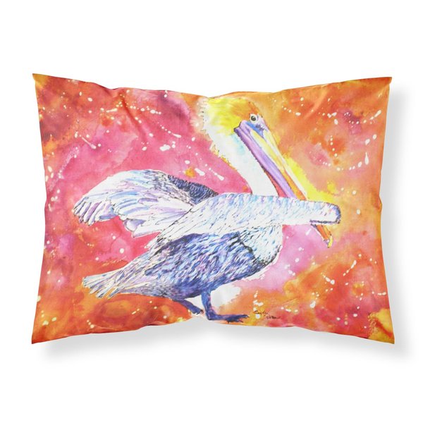 Caroline's Treasures 8360PILLOWCASE Pelican Fabric Standard Pillowcase Lightweight Super Soft Easy Care Decorative Artwork Pillowcase, Standard