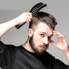 URTHEONE Hair Brush,Detangling Hairbrush Boar Bristle Hair Brushes for Women Men Kids Curly Thick Long Short Wet or Dry Hair, Curved Vented Detangler Brush for Faster Blow Drying (Black)