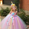 Unicorn Party Supplies Temporary Tattoos - Glitter Unicorn Birthday Party Favors, Cute animated unicorn + Halloween Easter Makeup (6 Sheet)
