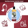 Vermont Castile Soap Patchouli Rose, Gentle Liquid Soap for Sensitive Skin & Natural Body Wash, Organic Hair Shampoo for Oily Hair, Aloe Castile Soap for Men & Women - 16 Oz