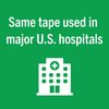Nexcare Flexible Clear First Aid Tape, Clear and Stretchy Design Conforms To Hard To Tape Areas, 3/4 in x 7 yd, 1 Roll with Dispenser