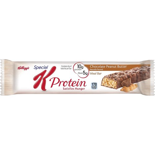 Kellogg's 29190 Special K Protein Meal Bar, Chocolate/Peanut Butter, 1.59Oz, 8/Box