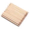 Borogo 100 Pcs Orange Wood Nail Sticks Double Sided Multi Functional Cuticle Pusher Manicure Pedicure Tool for Manicure Pedicure
