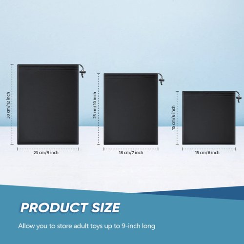 Flutesan 6 Pieces Adult Toy Storage Bag Microfiber Ski Goggle Bag Sunglasses Pouch Case Foldable Adjustable Drawstring Bag (9 x 11.8 Inch, 7 x 9.8 Inch, 5.9 x 5.9 Inch)