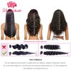 Beauhair Brazilian Virgin Human Hair 3 Bundles With (4x 4) Lace Free Part Closure Straight Wave Weft 100% Real Human Hair Extensions Natural Color (18 18 18+16"Closure)
