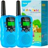 Walkie Talkie for Kids 2 Pack, Kids Walkie Talkies for Girls and Boys, Walkie Talkie Toys with 3 Miles Long Range and 22 Channels, Walky Talky Toy for 3-12 Year Old (Blue Blue, 2Pack)