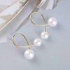 Sttiafay Vintage Pearl Drop Earrings Gold Pearl Stud Earrings Boho Tiny Pearl Earrings Pearl Wedding Earrings Jewelry for Women and Girls Gifts