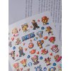 ONE Piece Nail SSTICKER 3D Anime Nail Sticker ONE Piece Nail DECALEmbossed Nail Art Stickers Decals Self Adhesive Nail Sticker Kawaii Design Anime Nail Stickers for Women, Girls, Kids, Gift (Monkey)