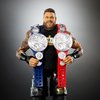 Mattel WWE Ultimate Edition Fan Takeover Action Figure, Kevin Owens Collectible Set with Interchangeable Accessories Like Extra Heads & Swappable Hands