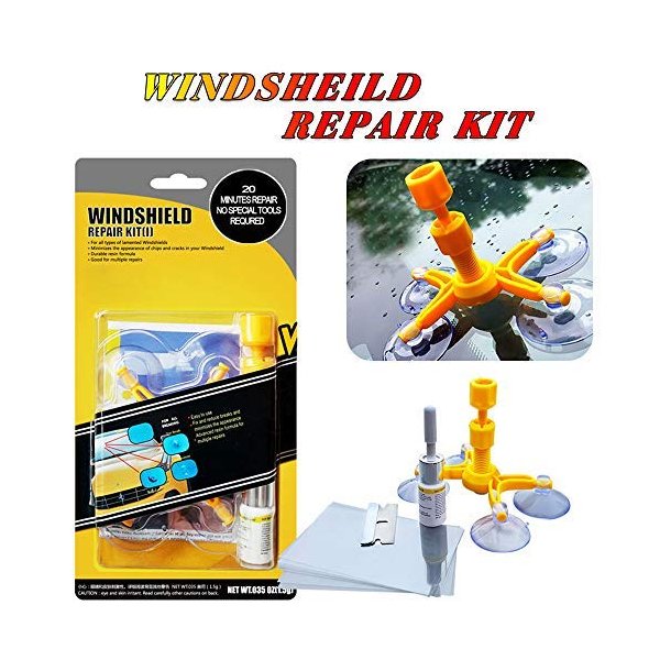 YOOHE Car Windshield Repair Kit - Windshield Chip Repair Kit with Windshield Repair Resin for Fix Auto Glass Windshield Crack Chip Scratch