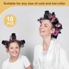 MEDOCA Hot Roller Clips -10PCS Hair Roller Clips - Hair Curler Claw Clip - Replacement Roller Clips for Women Girls Hair Section Styling - Black