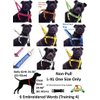 DEAF DOG White Color Coded 2 4 6 Foot Padded Dog Leash (No/Limited Hearing) PREVENTS Accidents By Warning Others of Your Dog in Advance (Standard Leash)