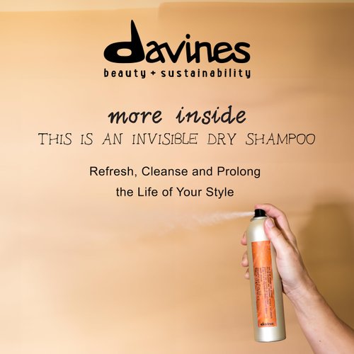 Davines This Is An Invisible Dry Shampoo, Residue-Free Cleansing And Volumizing Formula, Absorbs Oil With A Soft And Natural Finish, Vanilla And Grapefruit Scented, 8.45 Fl. Oz.