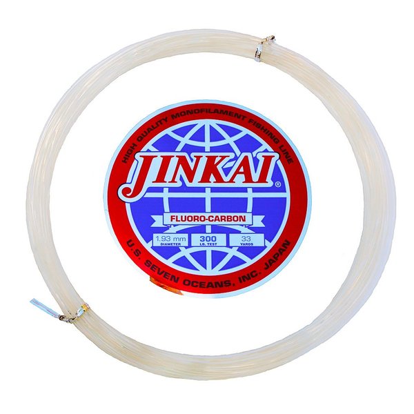 Jinkai Premium Fluorocarbon Fishing line #150-33yd Coil (#150-33yds)