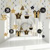 35th Birthday Party Foil Swirls Decorations Birthday Hanging Swirls Ceiling Glitter Celebration 35th Hanging Swirls Cutouts Decorations Ornaments for Men Women 35 Years Old Party Supplies, 30 Pcs