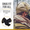 OneTigris 6" Foldable Half Face Mesh Mask Military Style Comfortable Adjustable Tactical Lower Face Protective Mask (OD Green)