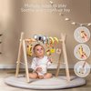 TUMAMA Spiral Car Seat Toys Baby Toys for 0 3 6 9 12 Months, Infant Stroller Toy Newborn Hanging Toys with Rattle, Teether