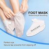 ROUSE Hand and Foot Mask Set, 3 Pack Foot Mask & 3 Pack Hand Mask for Dry Cracked Hand Heel, Moisturizing Glove & Socks with Nicotinamide + Shea Butter + Goat Milk