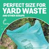 MyEcoWorld® Compostable Yard and Kitchen Waste Bags - 12 Count - 100% Certified Compostable - 33 Gallon - Super Strong - Waterproof - Unscented - Easy to Open