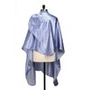 Cover N Style Passionate Periwinkle Hair cutting Styling Cape Light Blue and White over sized 55x58" Water Resistant