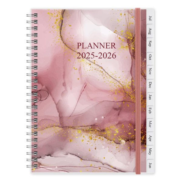 2025-2026 Planner - Weekly and Monthly Planner 2025-2026 from July 2025 to June 2026, Easy to Organize Your Daily Life, 7" x 10", Pink