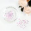 30000 Pcs Flatback Rhinestones for Crafts, Jelly Rhinestones for Tumblers 4 Size Pink Rhinestones for Nails Round Resin Gem Non-hotfix Rhinestone for Face Makeup Clothes Shoes
