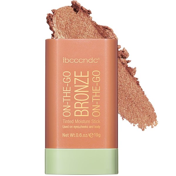 MEICOLY Cream Contour Stick, Bronzer Stick Facial Contouring Stick,Long Lasting Highlight Contour Makeup,Buildable Face Bronzer Face Shaping,03 Rich Glow