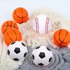 Urspasol 20 PCS Mini Soccer Stress Balls Bulk 1.6 inch Foam Soccer Squeeze Balls Small Mini Sports Themed Balls Soccer Party Favors for Kids Stress Relief for School Carnival Reward