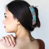 minkissy Hairpins hairpin hair accessories banana clips banana clips hair for fine hair Horse eye headgear banana clips hair rhinestones alloy banana clip banana hair jewelry vertical clip