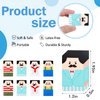 8Pcs Cute Salaryman Erasers Bald Uncle Erasers Bulk Bald Erasers Desk Pet Fun Pencil Erasers Back to School Gifts for School Classroom Rewards Party Favors