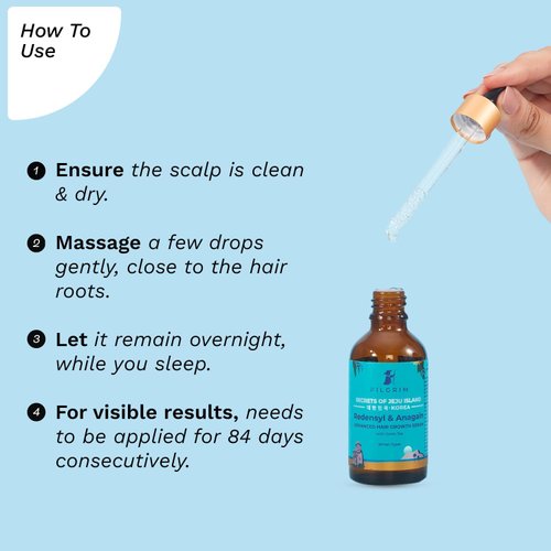 Pilgrim Advanced Hair Serum with Redensyl 3% + Anagain 4% for Unisex - Natural Ingredients, 50ml