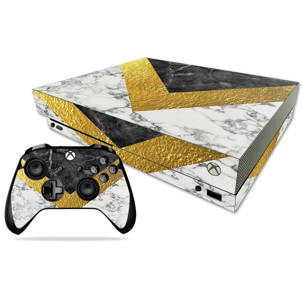 MightySkins Skin Compatible with Microsoft Xbox One X - Modern Marble | Protective, Durable, and Unique Vinyl Decal wrap Cover | Easy to Apply, Remove, and Change Styles | Made in The USA