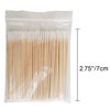 500Pcs Pointed Cotton Swabs Wooden Handle Makeup Health Medical Ear Jewelry Clean Sticks Buds Tips