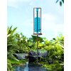 X-PREK New Upgrade Rain Gauge,Detachable Freeze Proof Glass Rain Guage Outdoor Decorative for Garden,Deck,Lawn,Landscape,Yard