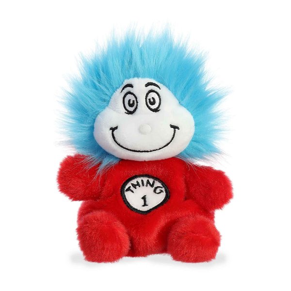 Aurora® Whimsical Dr. Seuss™ Palm Pals™ Thing 1 Stuffed Animal - Magical Storytelling - Literary Inspiration - Red 5 Inches