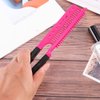 Vctitil Hair Straightener Comb DIY Fashion V Type Salon Hairdressing Washable Hair Styling Comb