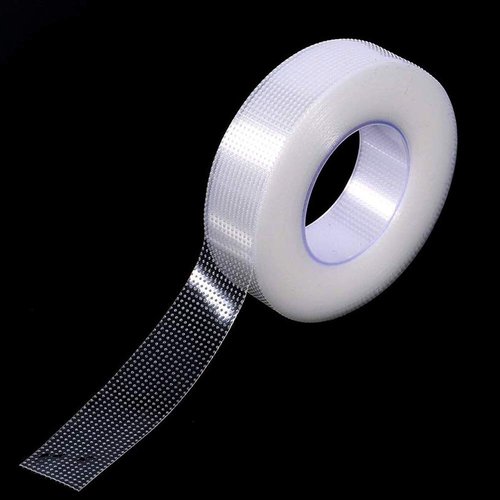 fenshine Lash Tape, 8 Rolls PE Micropore Medical Tape for Eyelash Extension, Fabric Tape for False Eyelash Patch Makeup Tool 0.5 inch x 29.5 ft,Translucent (8Rolls)