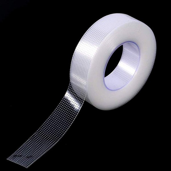 fenshine Lash Tape, 8 Rolls PE Micropore Medical Tape for Eyelash Extension, Fabric Tape for False Eyelash Patch Makeup Tool 0.5 inch x 29.5 ft,Translucent (8Rolls)