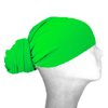 Neon Green Designer Head Wrap by JFrassini | 100% Cotton Scarves Bandana