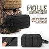 QT&QY Tactical Toiletry Bag For Men Hygiene Bag EDC Military Tool Molle Pouches Small Dopp Kit Mens Shaving Kit Travel shower Bags